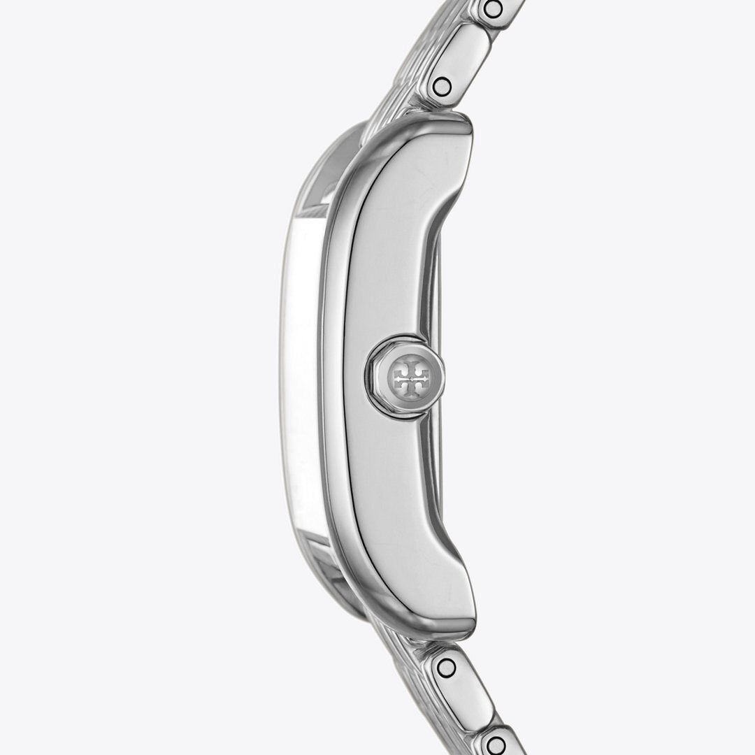 Tory Burch Eleanor Watch IVORY/SILVER