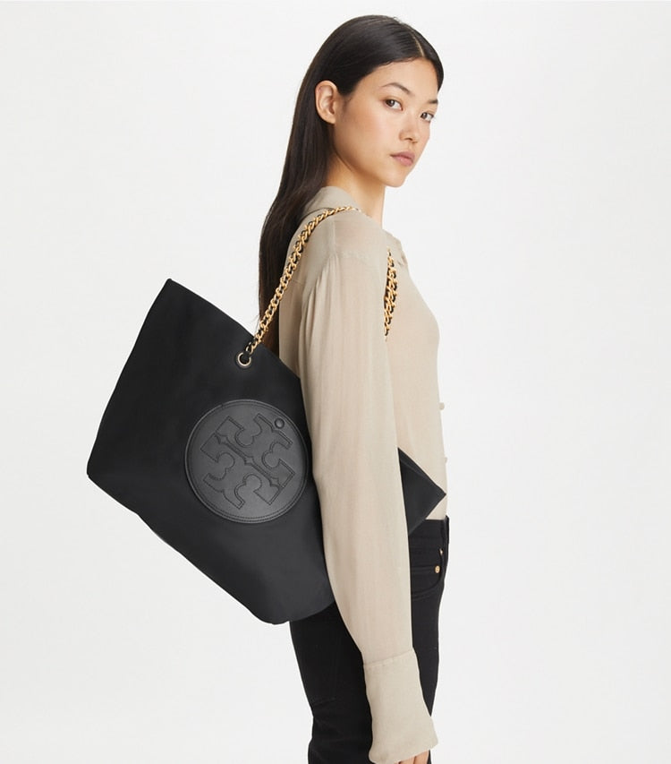 Ella Chain Tote Black Black