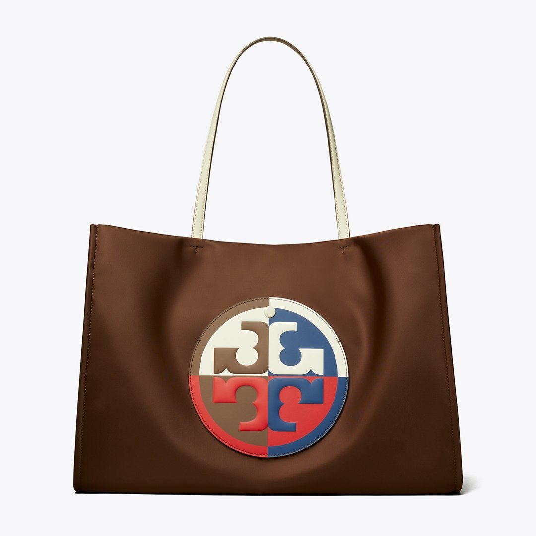 Tory Burch Ella Colorblock Tote Multi