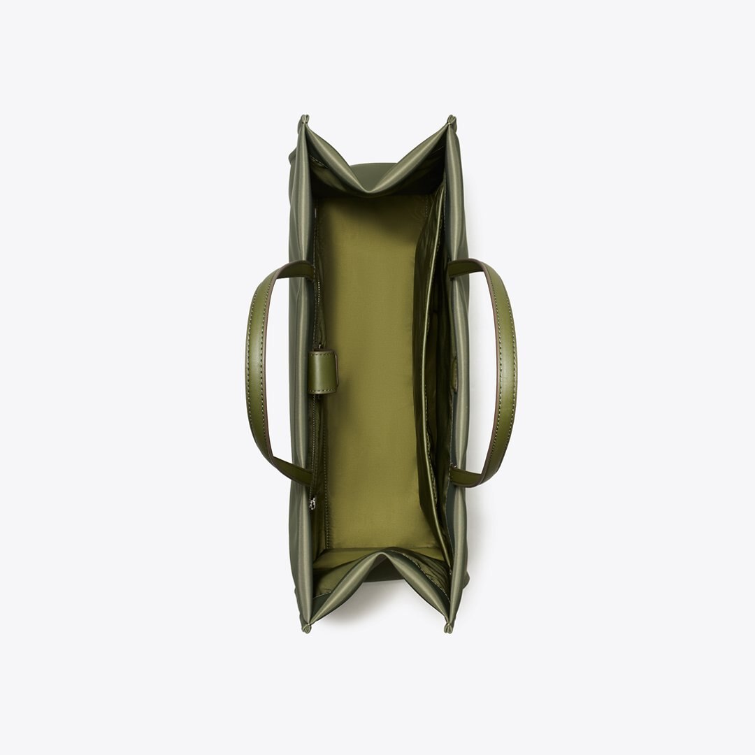 Tory Burch Ella Tote Olive Green