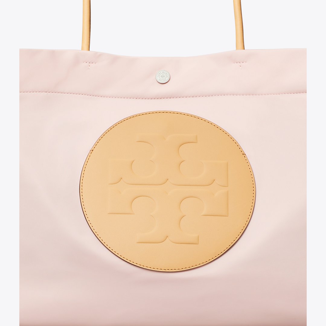 Tory Burch Ella Twist Reversible Tote Rose