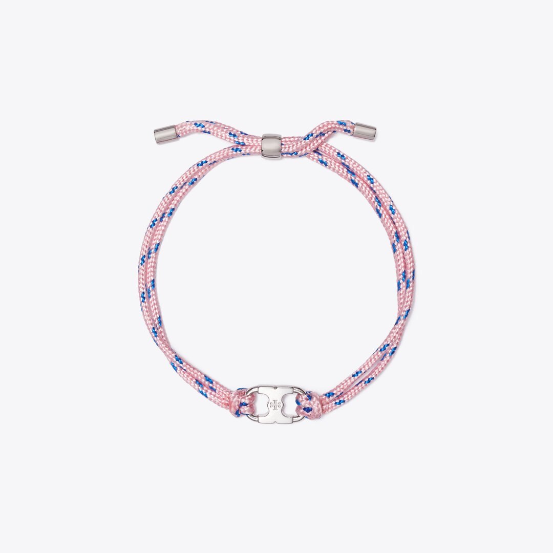 Tory Burch Embrace Ambition Bracelet Tory Silver / Pink