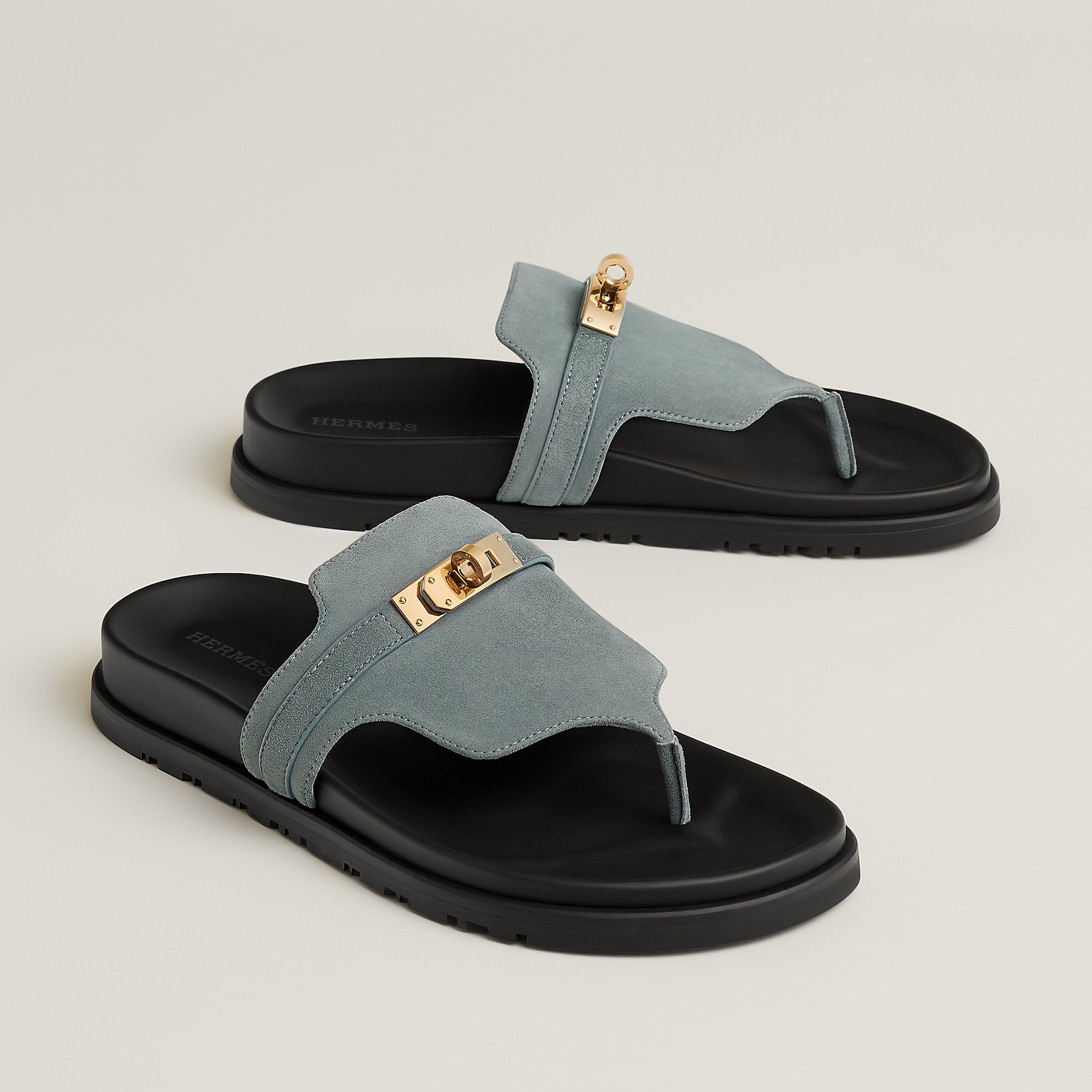 Hermes Empire Sandal Bleu Tonnerre