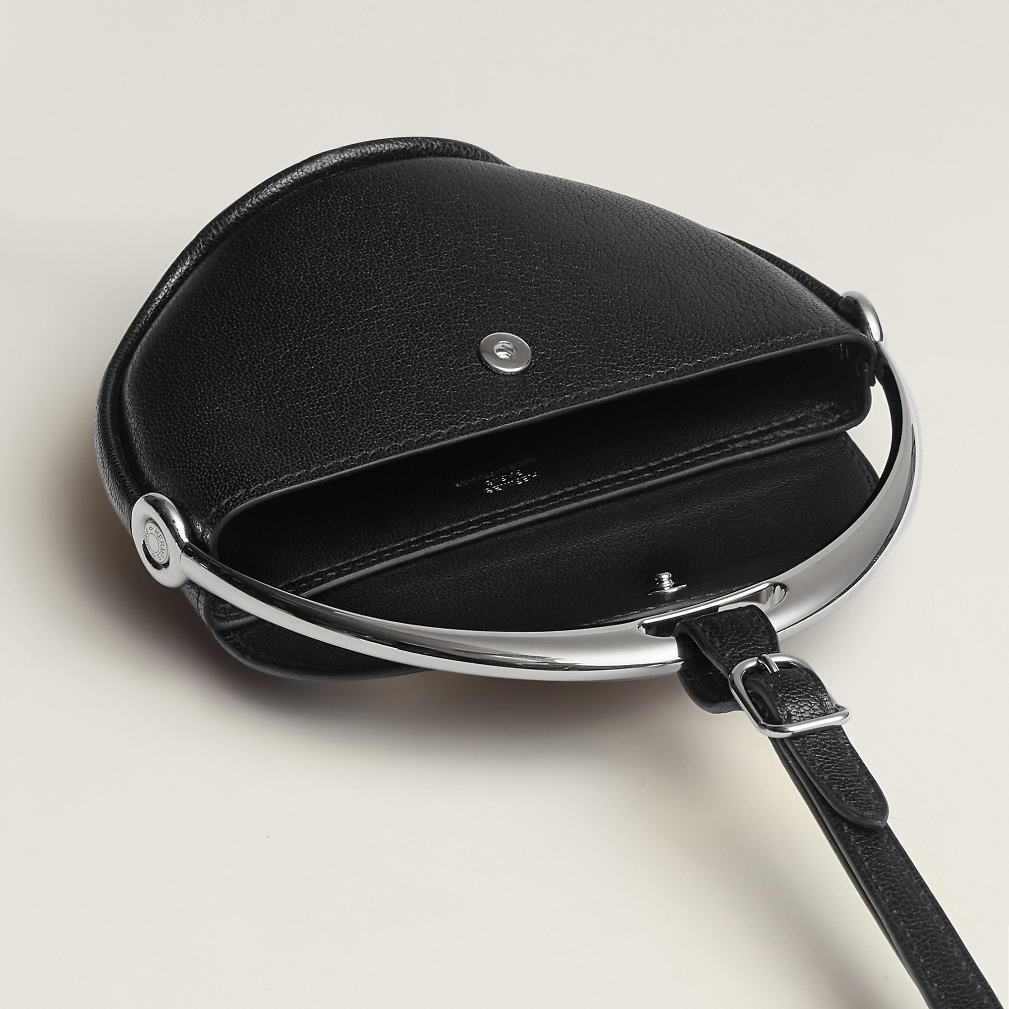 Hermes En Piste Clutch Noir