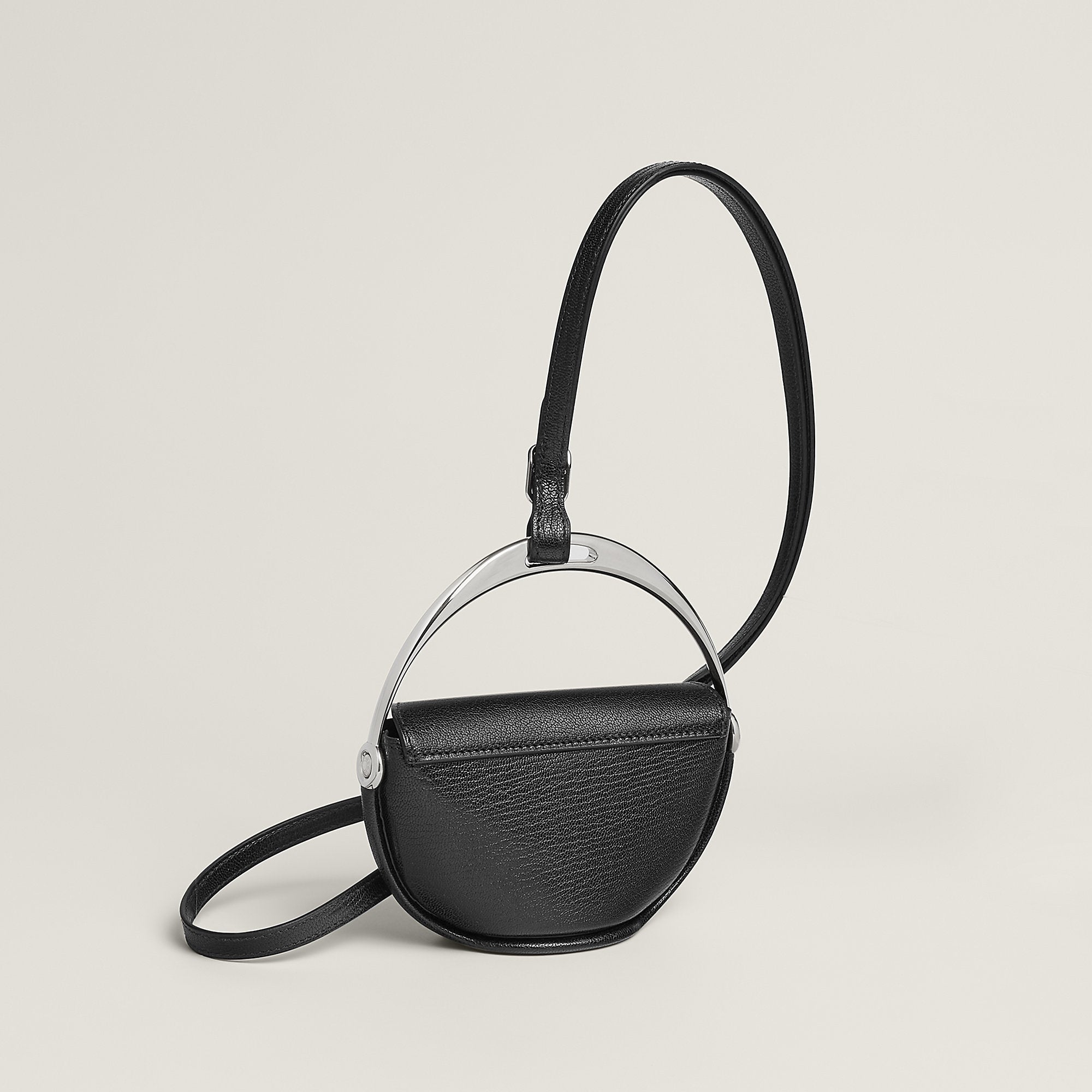 Hermes En Piste Clutch Noir