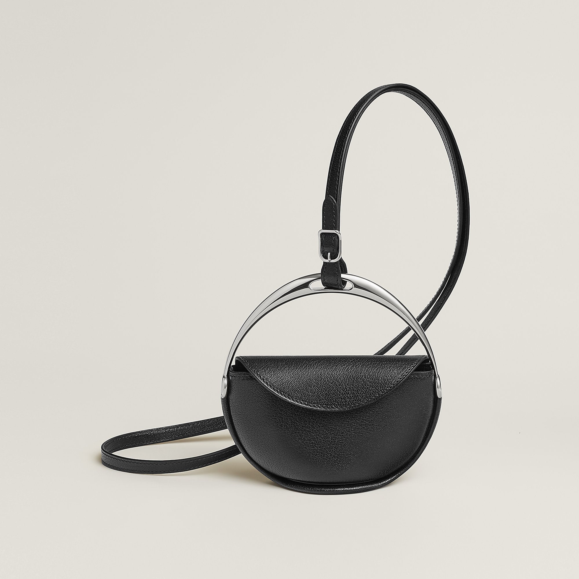 Hermes En Piste Clutch Noir
