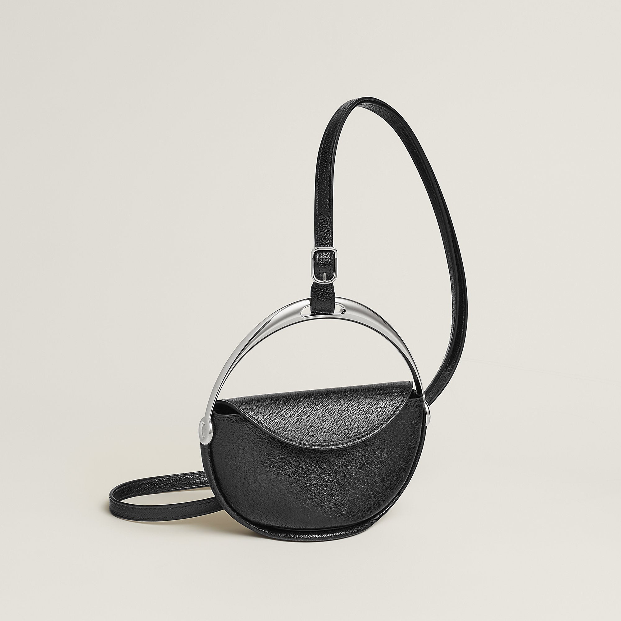 Hermes En Piste Clutch Noir
