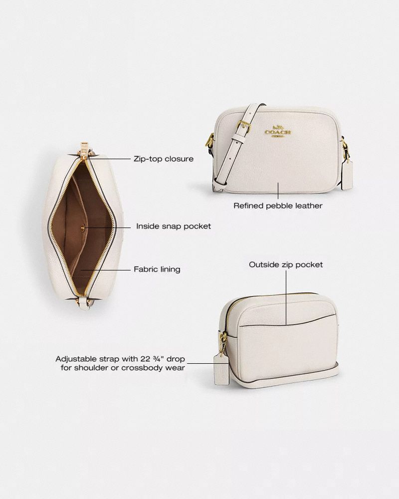 Coach Jamie Camera Bag Gold Chalk