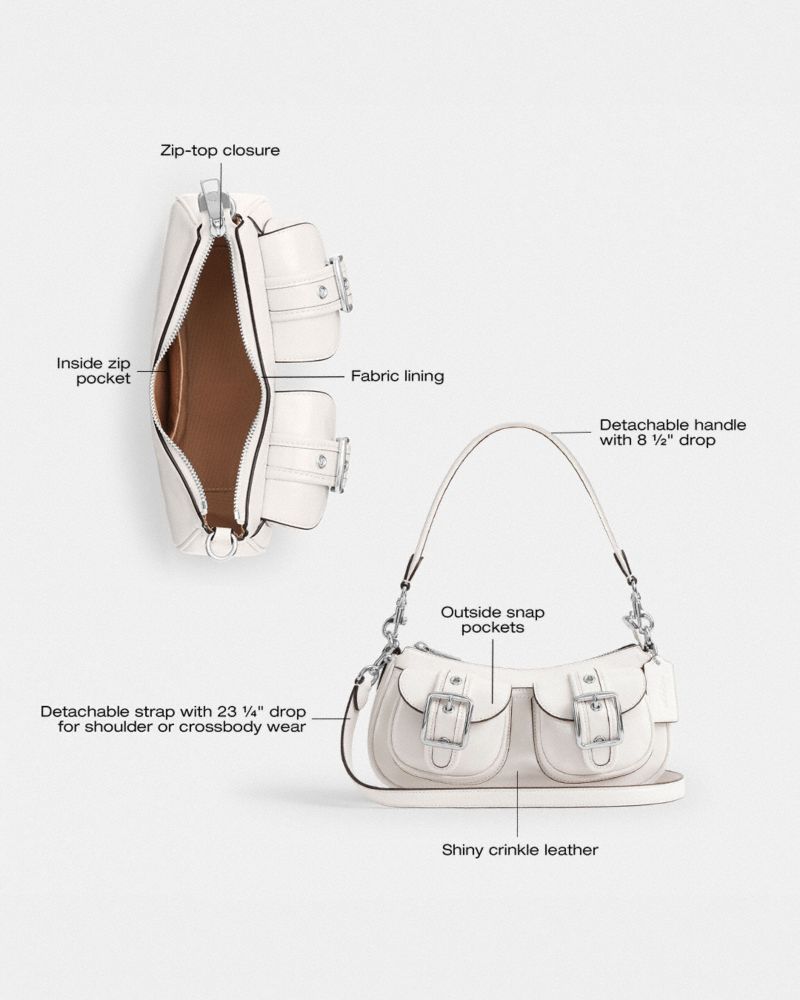 Coach Ashton Bag Silver Chalk