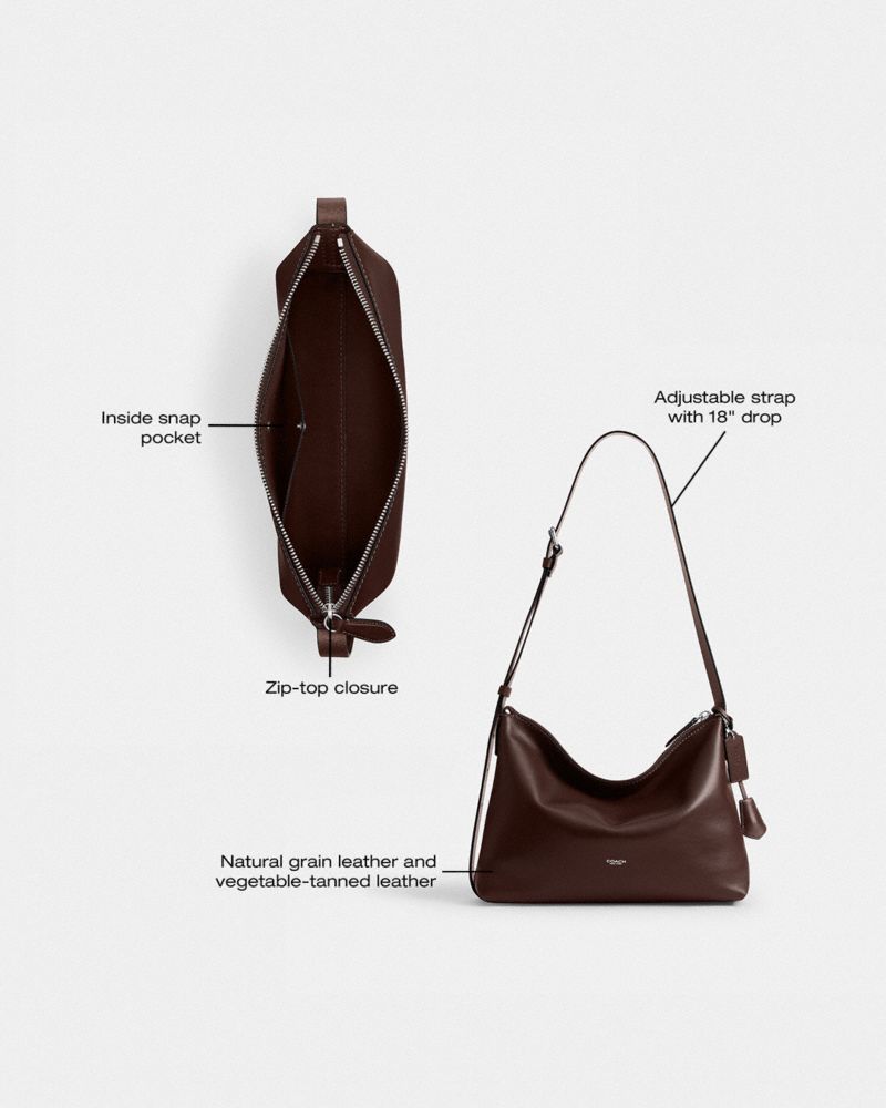 Women's Coach Mott Messenger Bag 33 Maple, detail 2