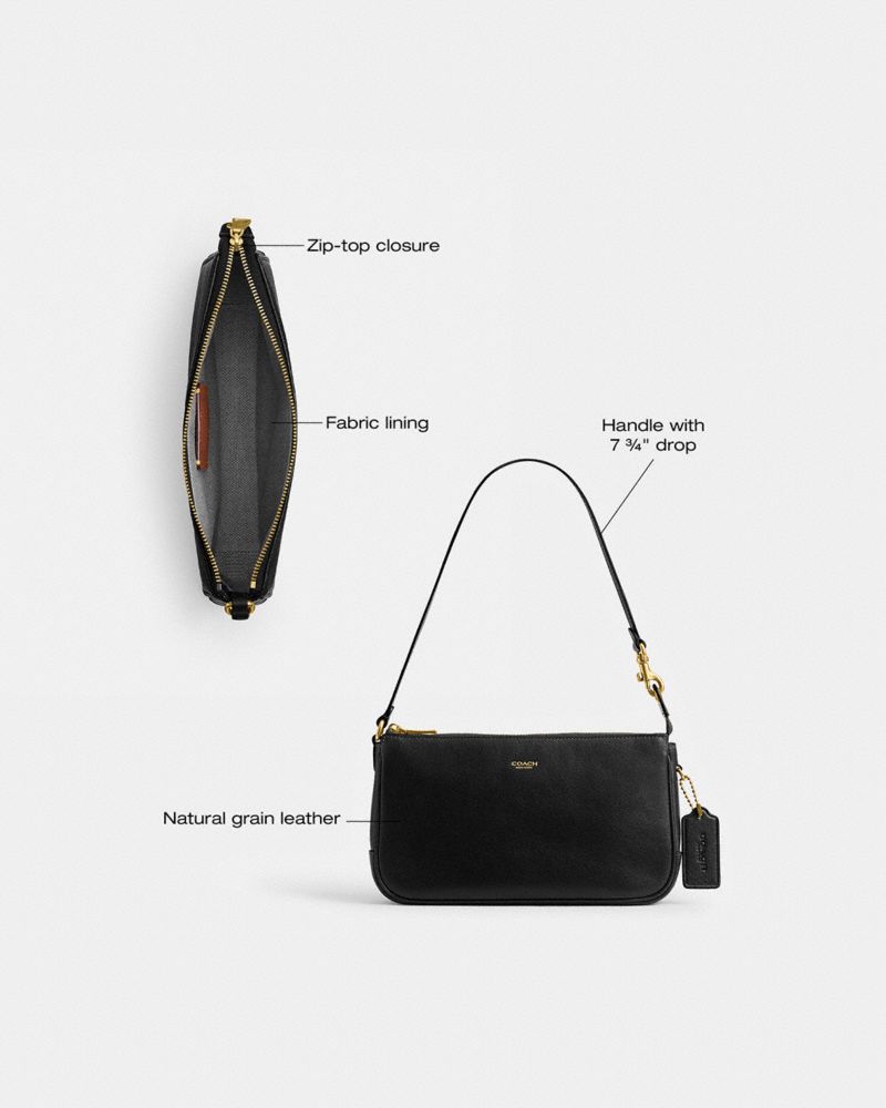 Coach Plaza Bag Brass Black