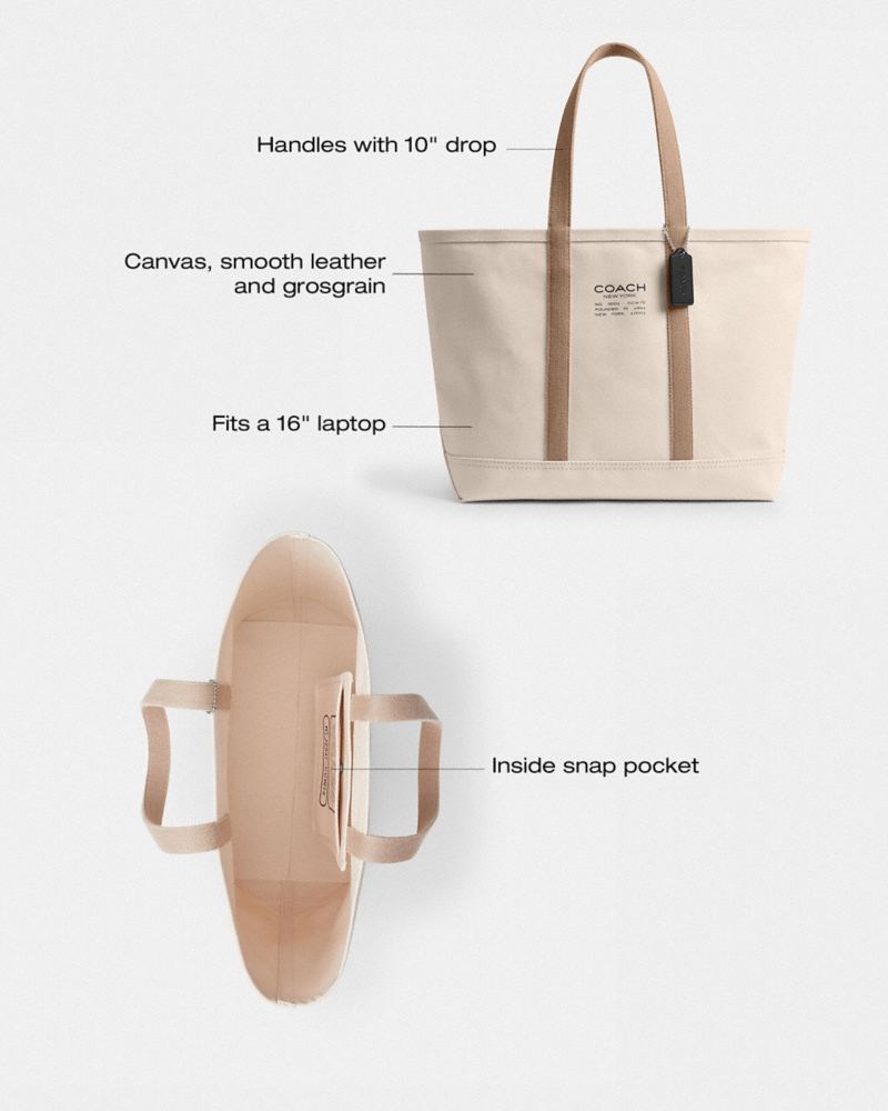 Women's Coach Utility Tote, detail 3