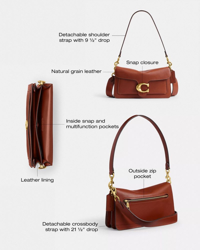 Coach Tabby Shoulder Bag 26 Brass Pecan