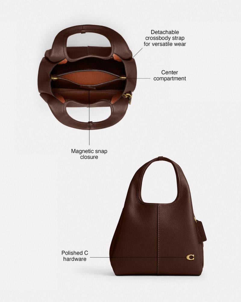 Coach Lana Shoulder Bag 23 Brass Maple