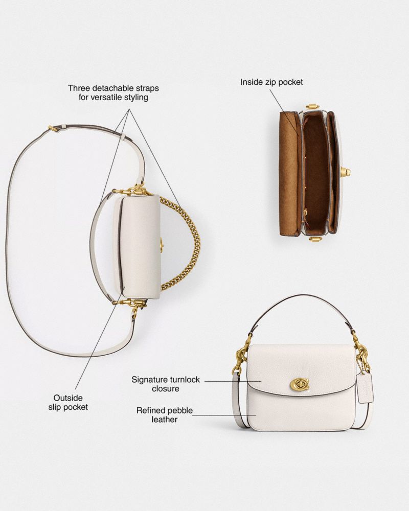 Coach Cassie Crossbody Bag 19 Brass Chalk