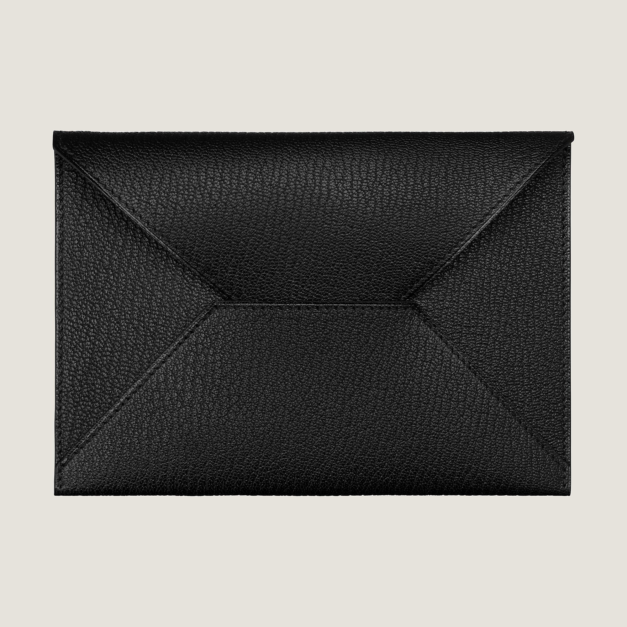 Hermes Envelope Gm Pouch Noir