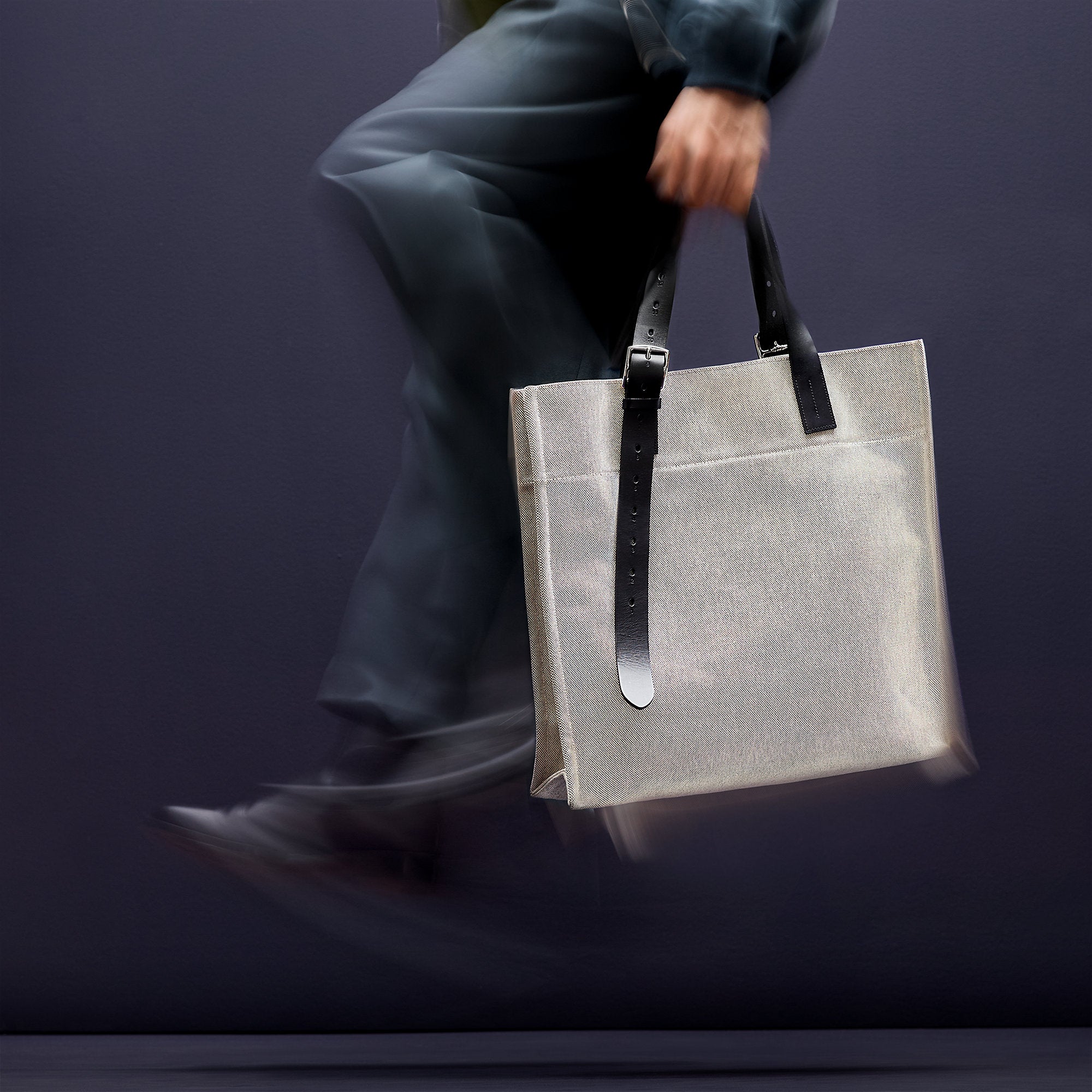 Hermes Etriviere Shopping Bag Noir