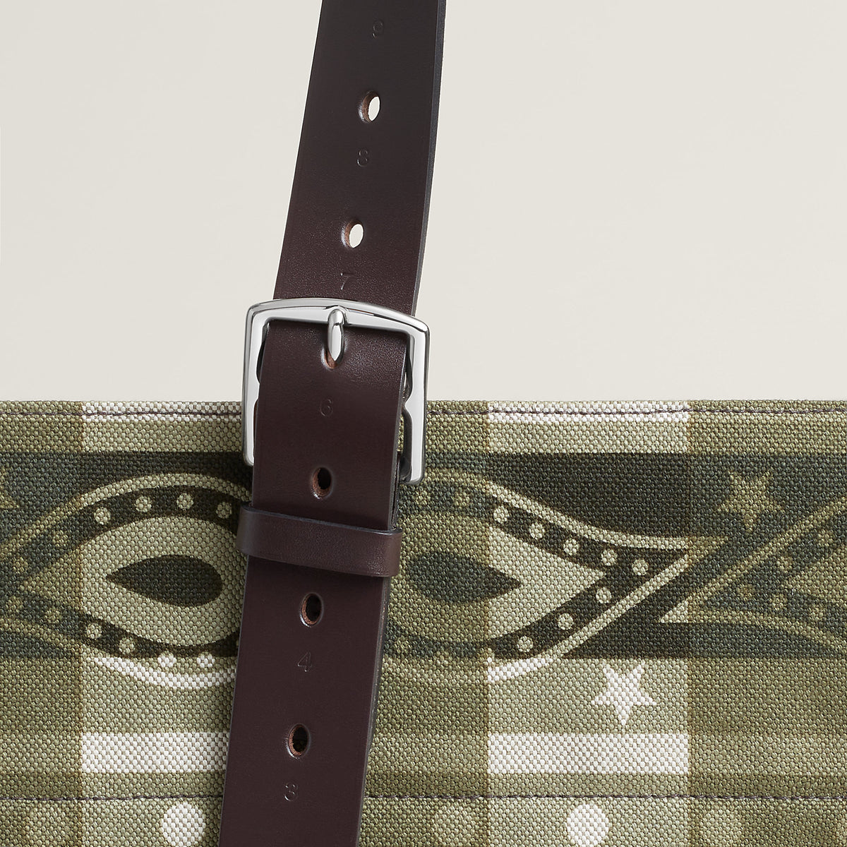 Hermes Etriviere Shopping Bag Cru