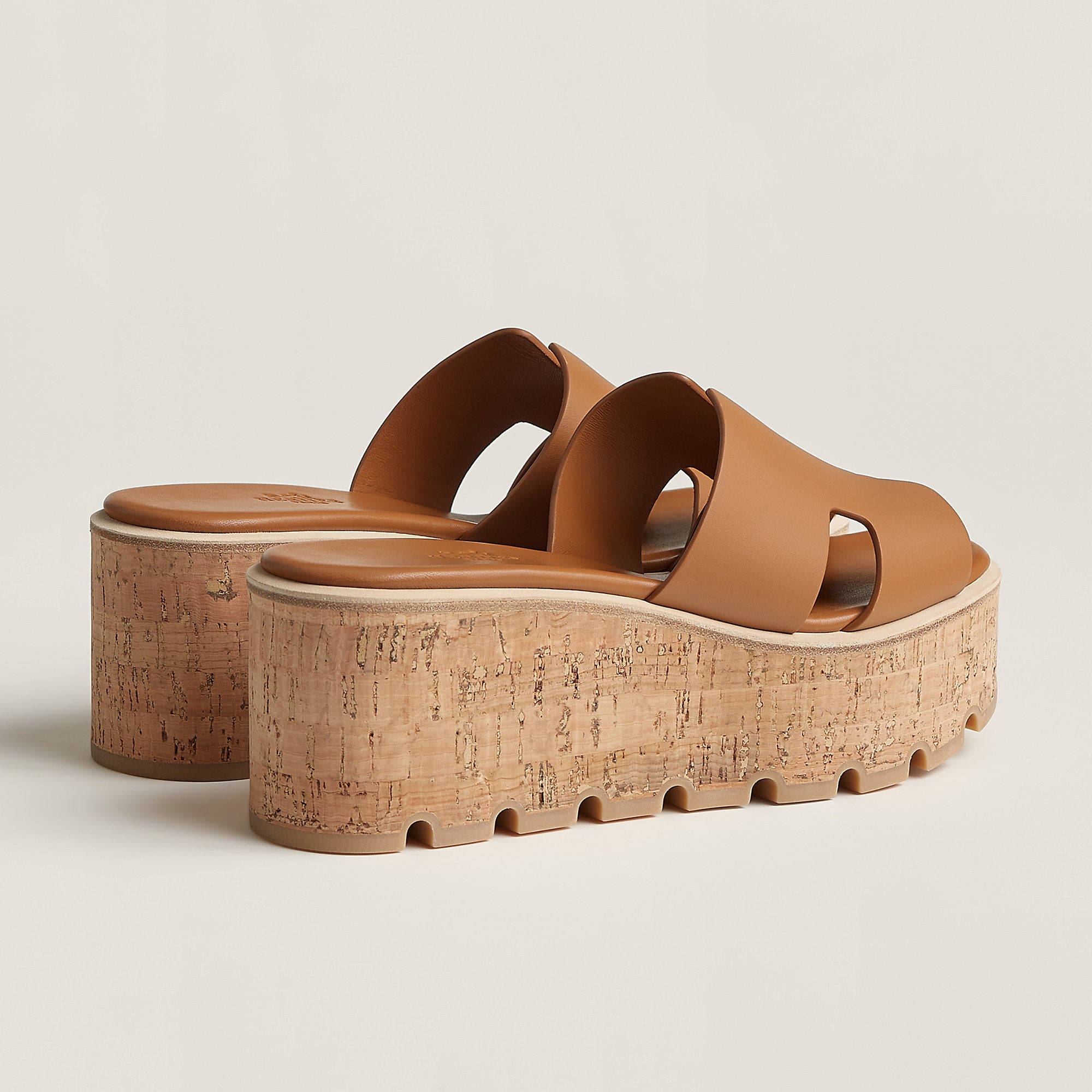 Hermes Eze 30 Sandal Naturel