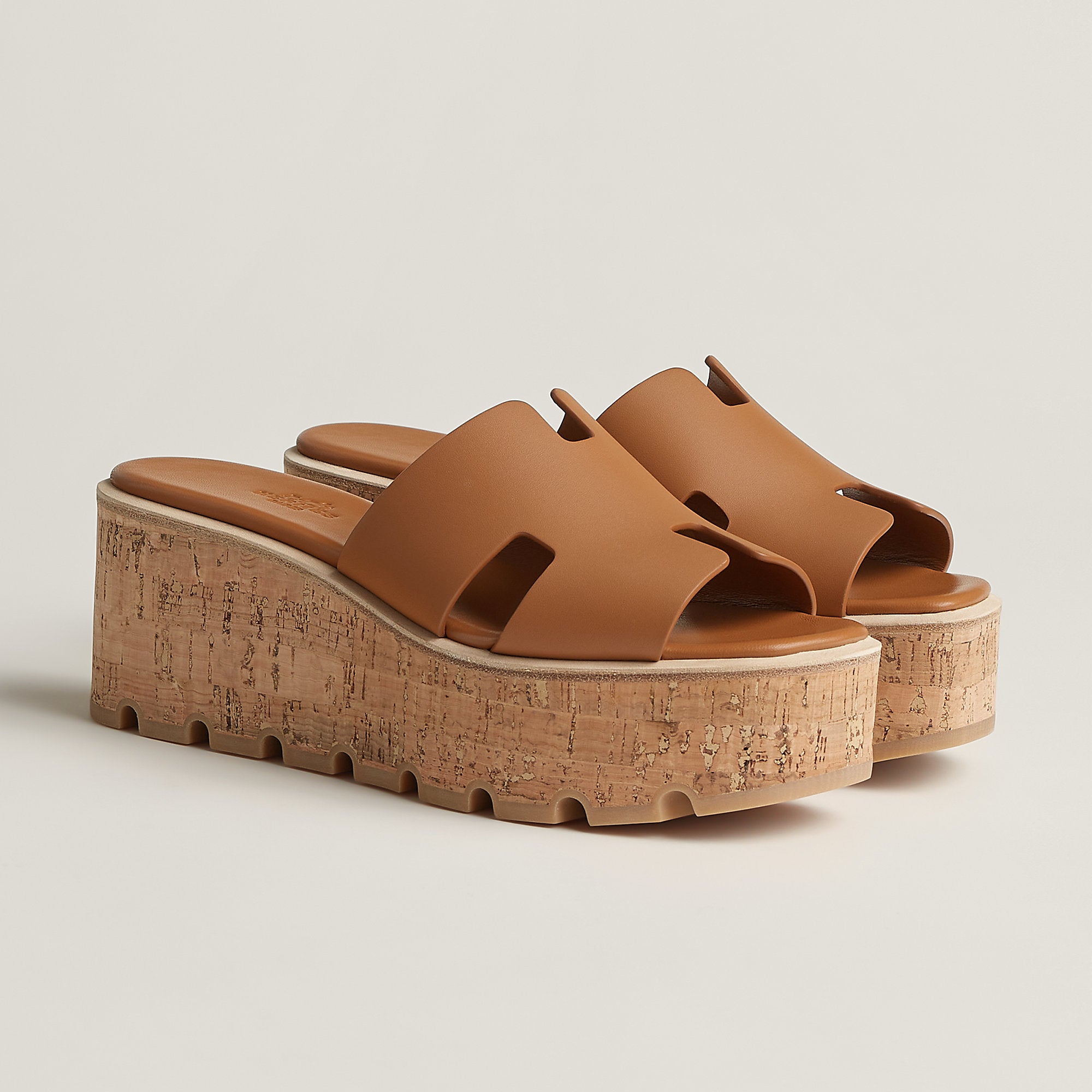 Hermes Eze 30 Sandal Naturel
