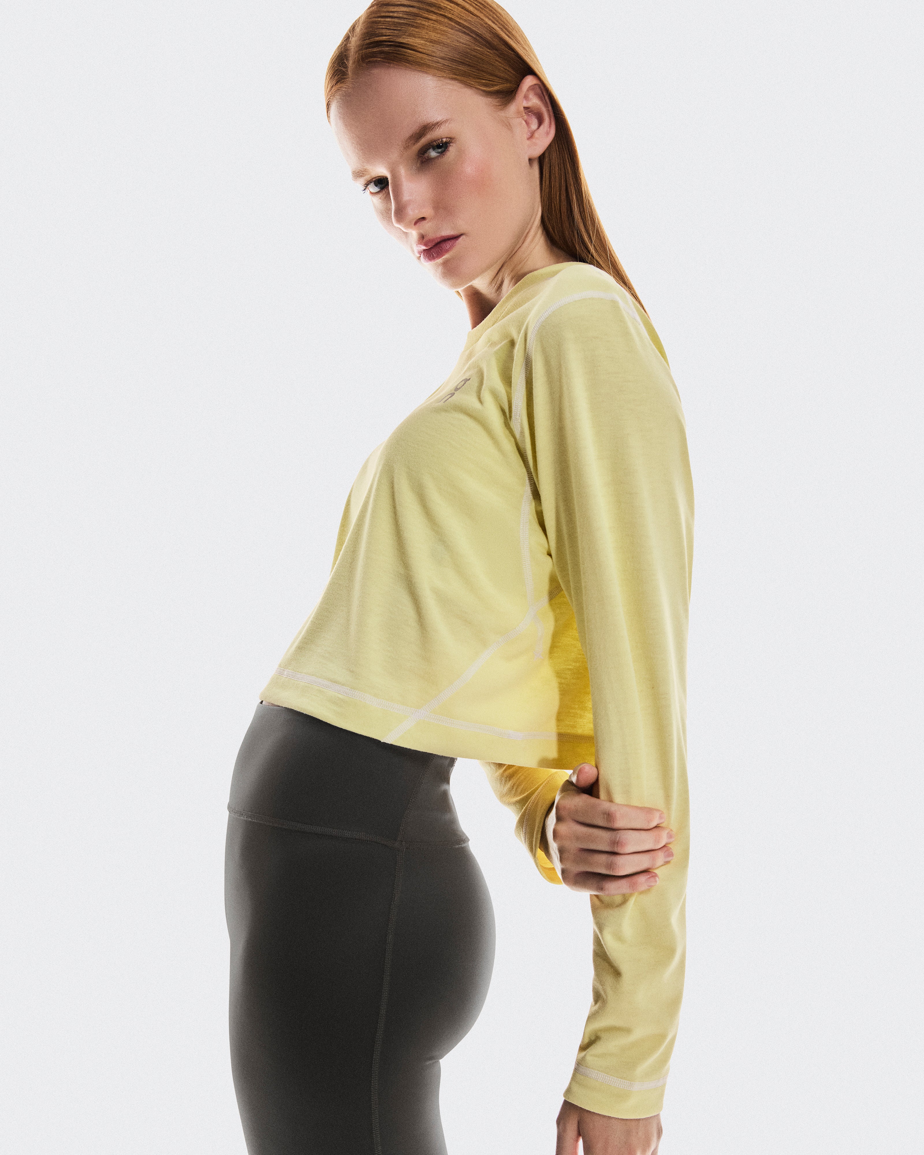 On Active Long-T Crop Graphic Hay (Women'S)