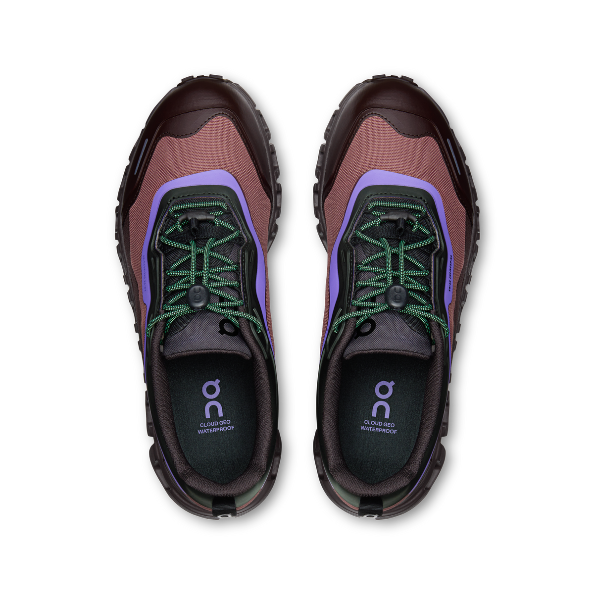 On Cloud 6 Geo Waterproof Black Tyrian (Women'S)