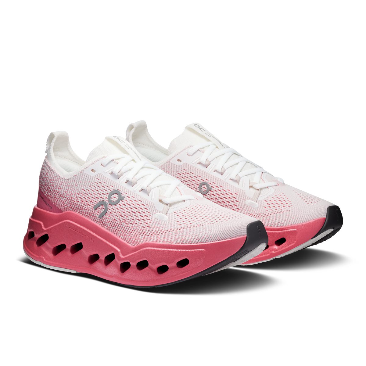 On Cloudsurfer Max White Camellia (Women'S)