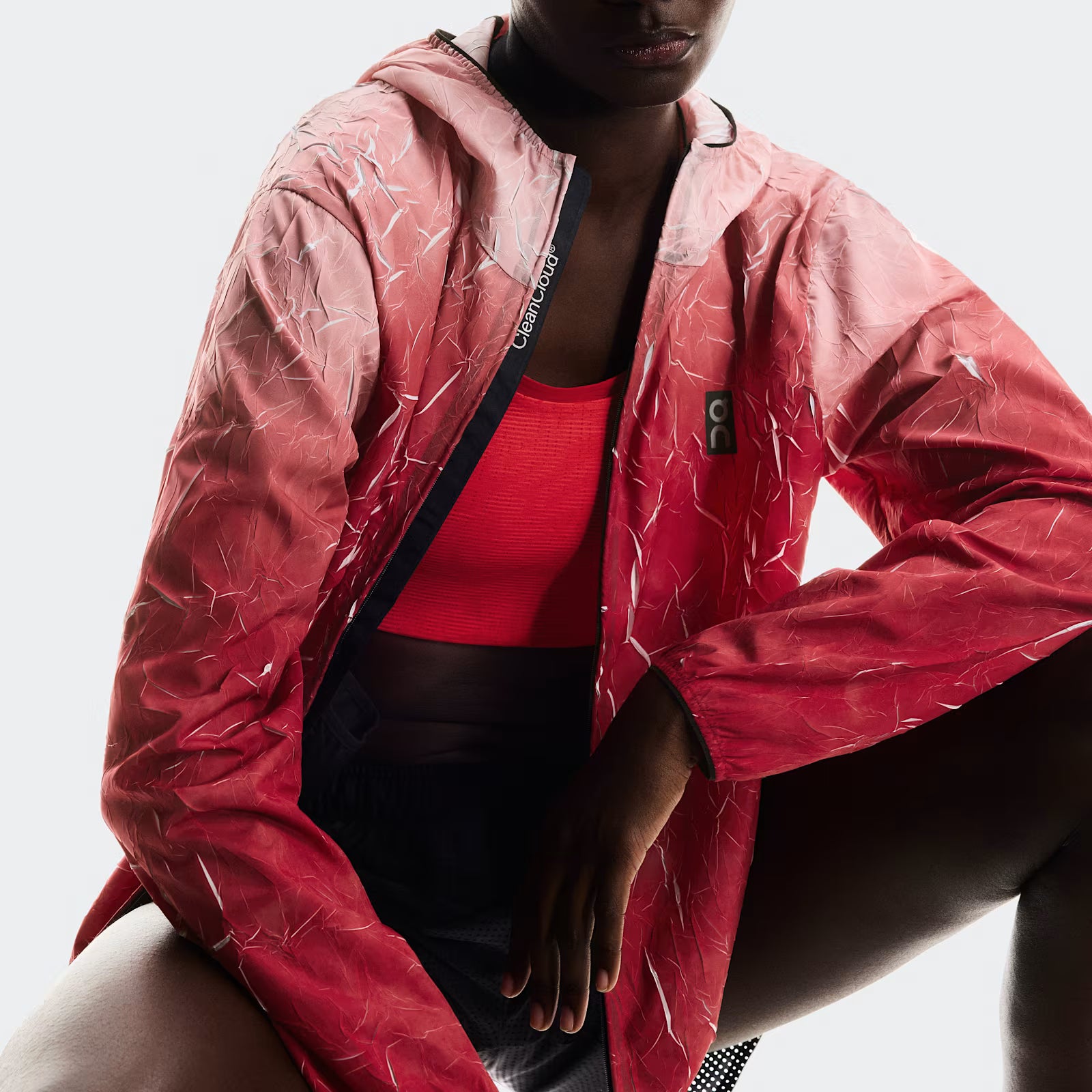 On Pace Run Jacket Red (Women'S)