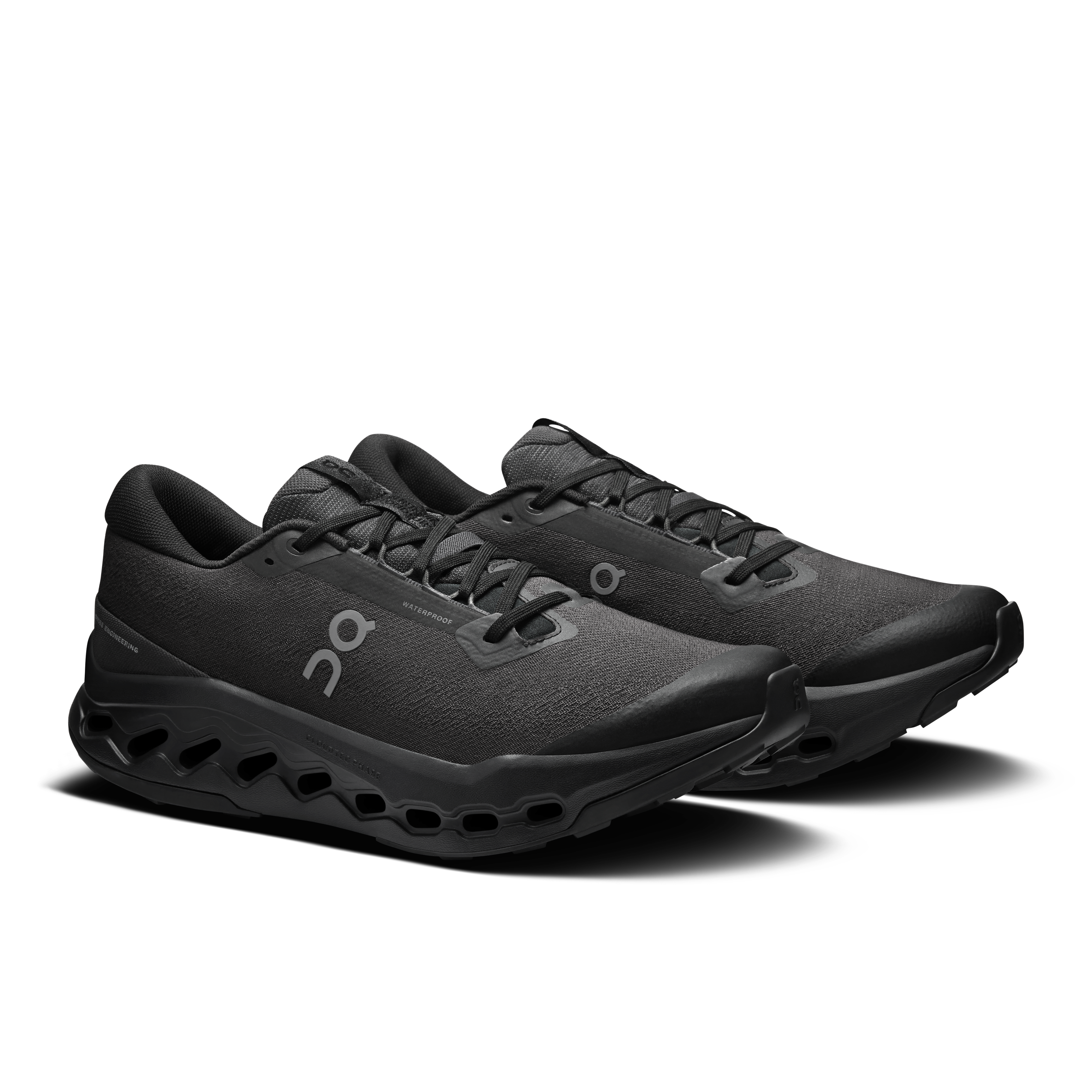 On Cloudsurfer Trail 2 Waterproof Black Black