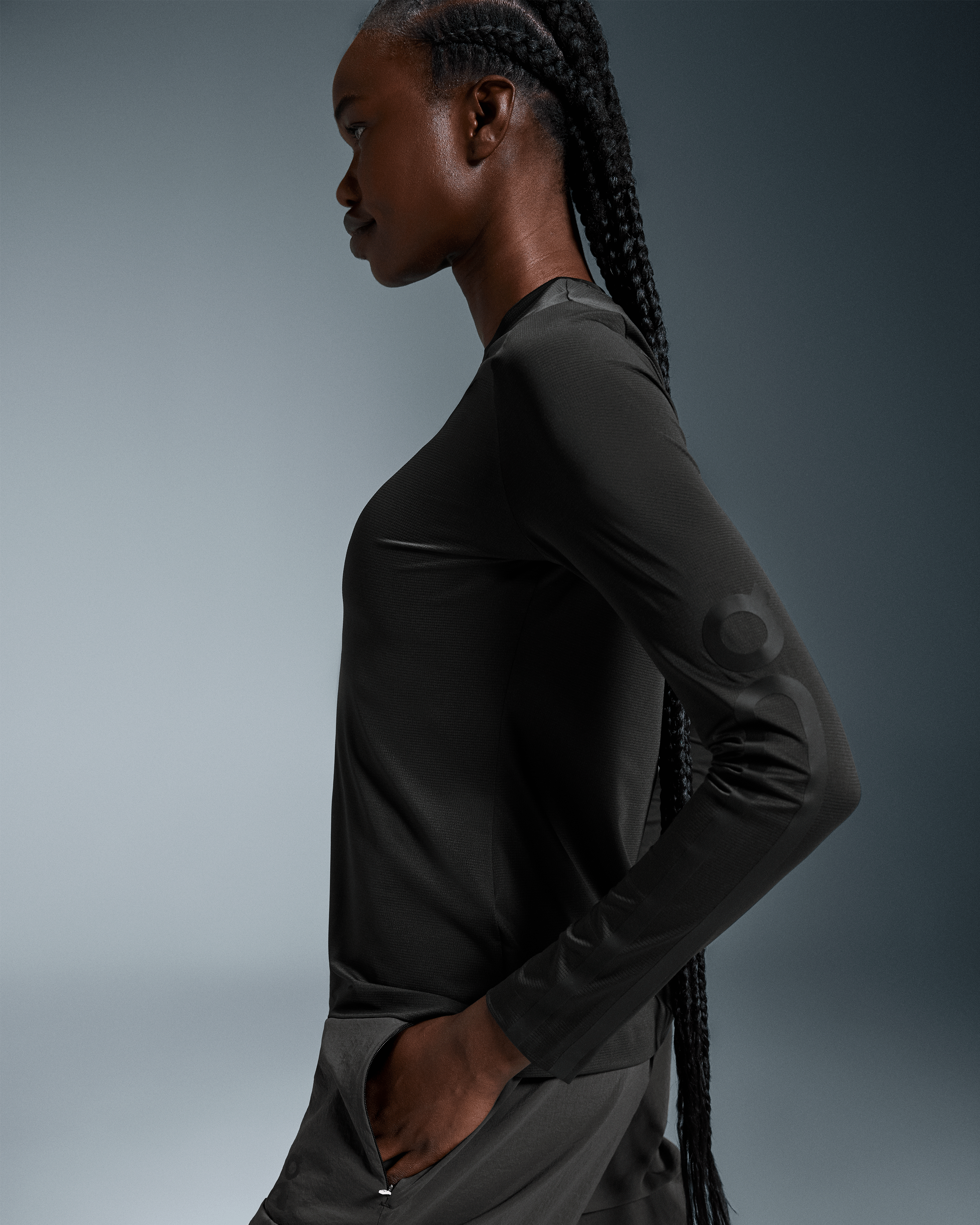 On Core Long-T Ikon Black (Women'S)