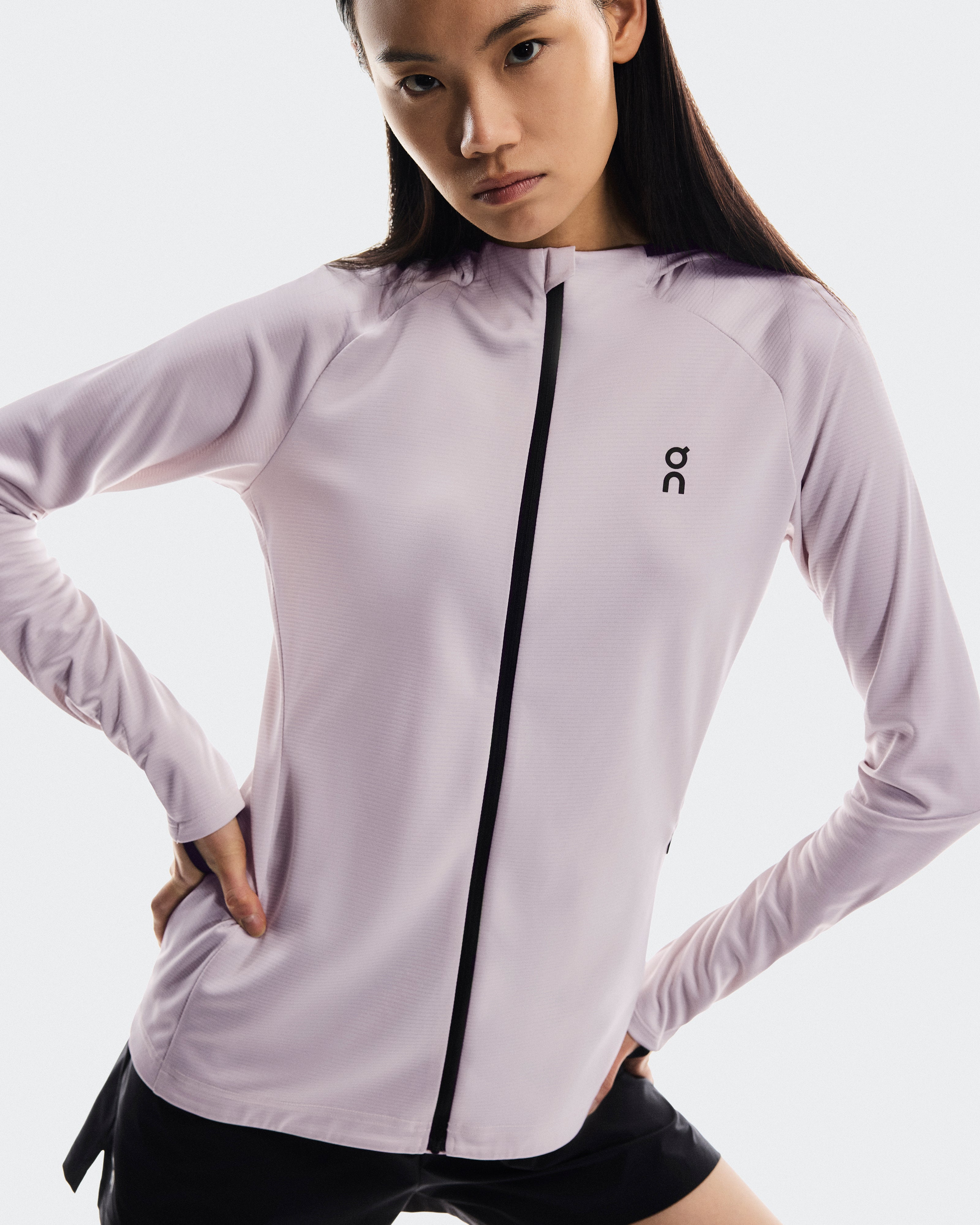 On Climate Zip Hoodie Mauve (Women'S)