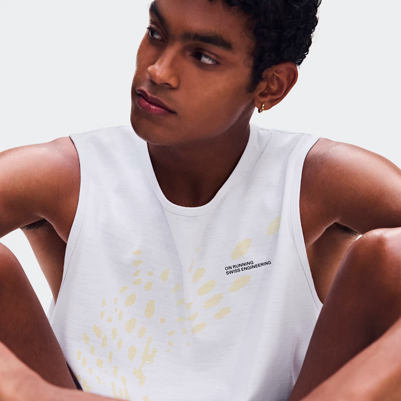 On On Run Tank White