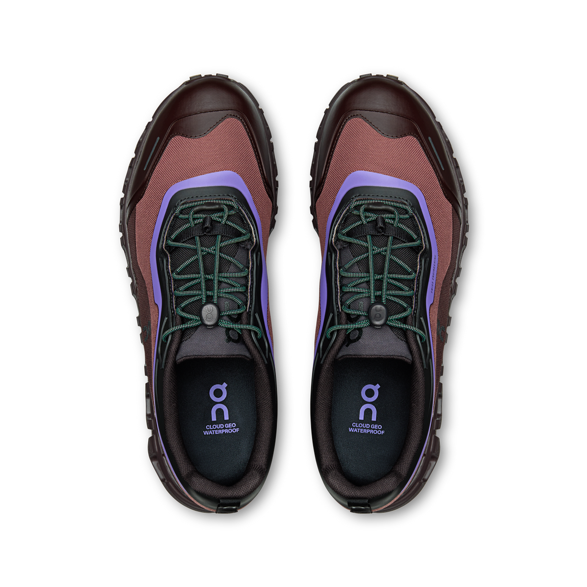 On Cloud 6 Geo Waterproof Black Tyrian