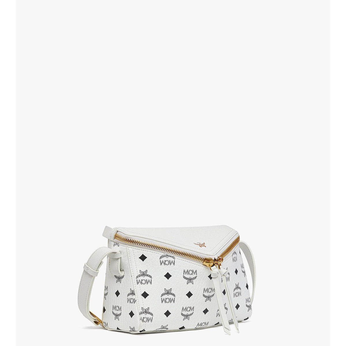 MCM Diamant 3d Shoulder Bag In Visetos Leather Mix
