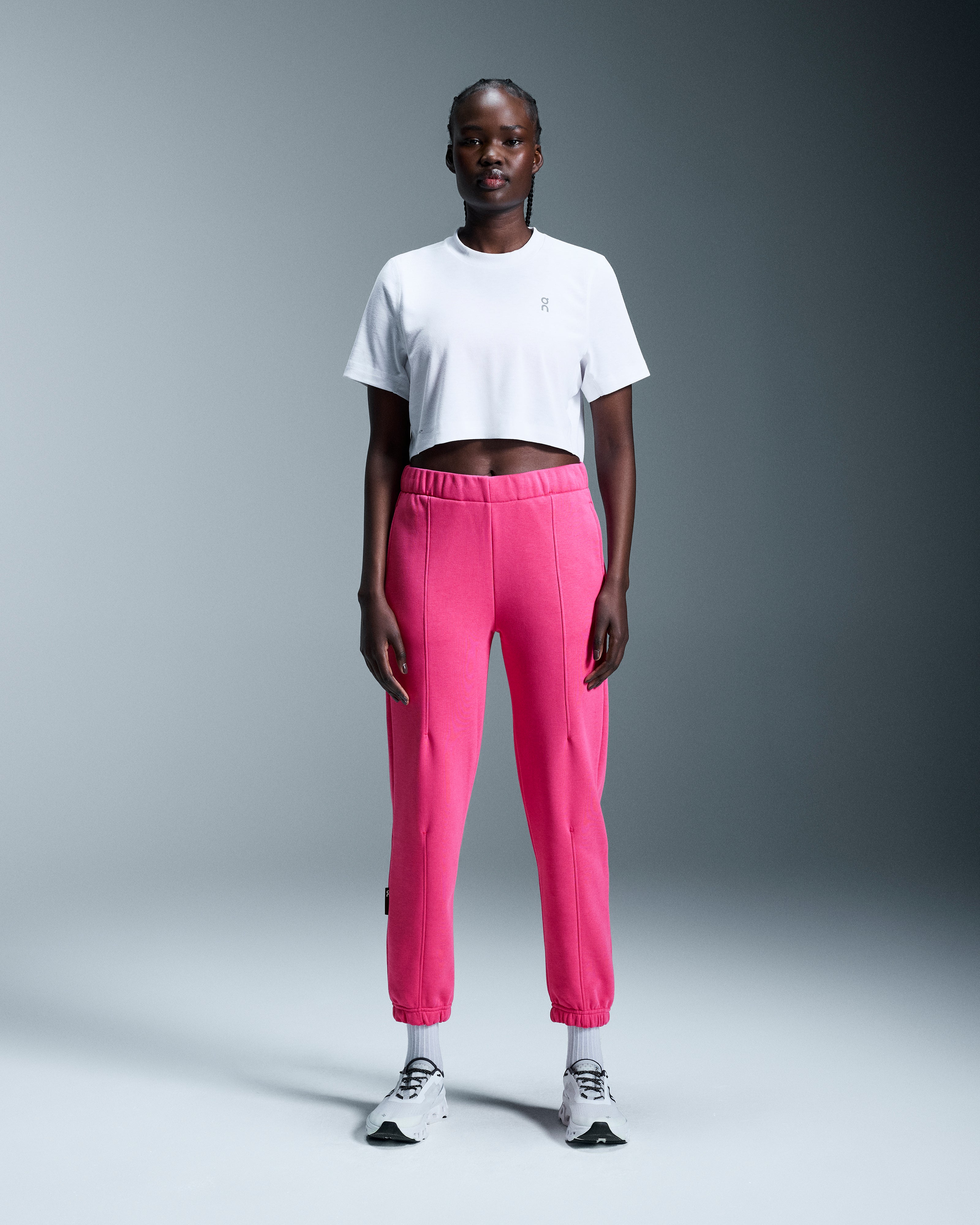 On Active-T Crop White (Women'S)