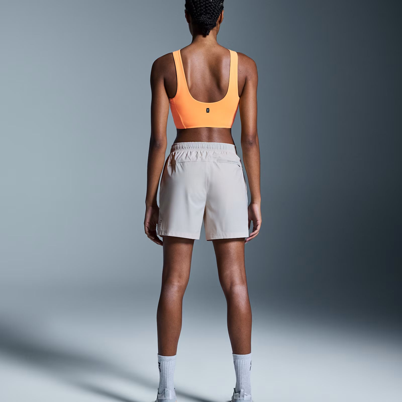 On Core 2-In-1 Crop Tangerine (Women'S)