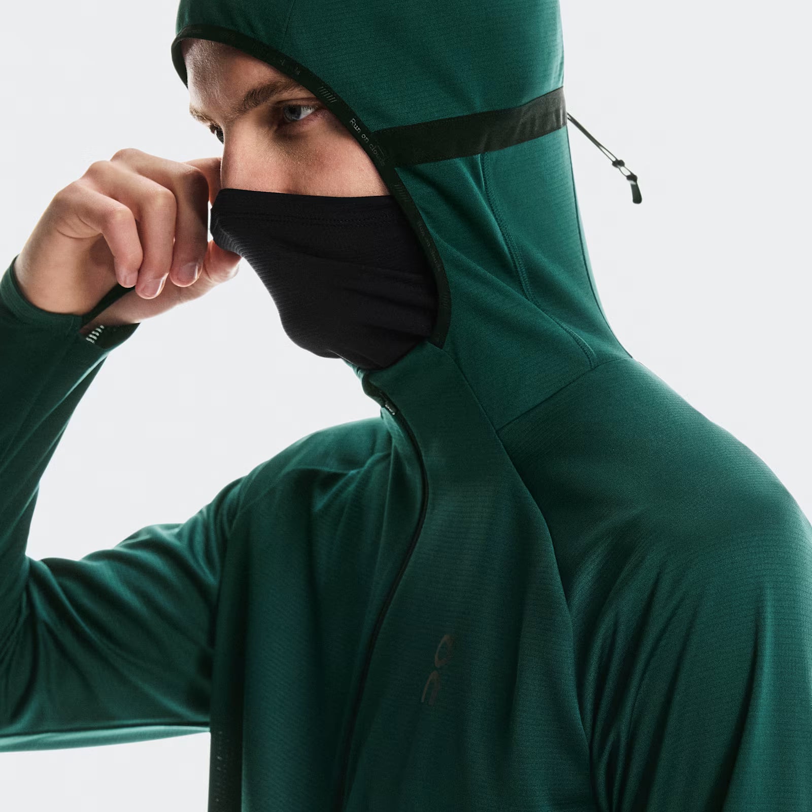 On Climate Zip Hoodie Spirulina