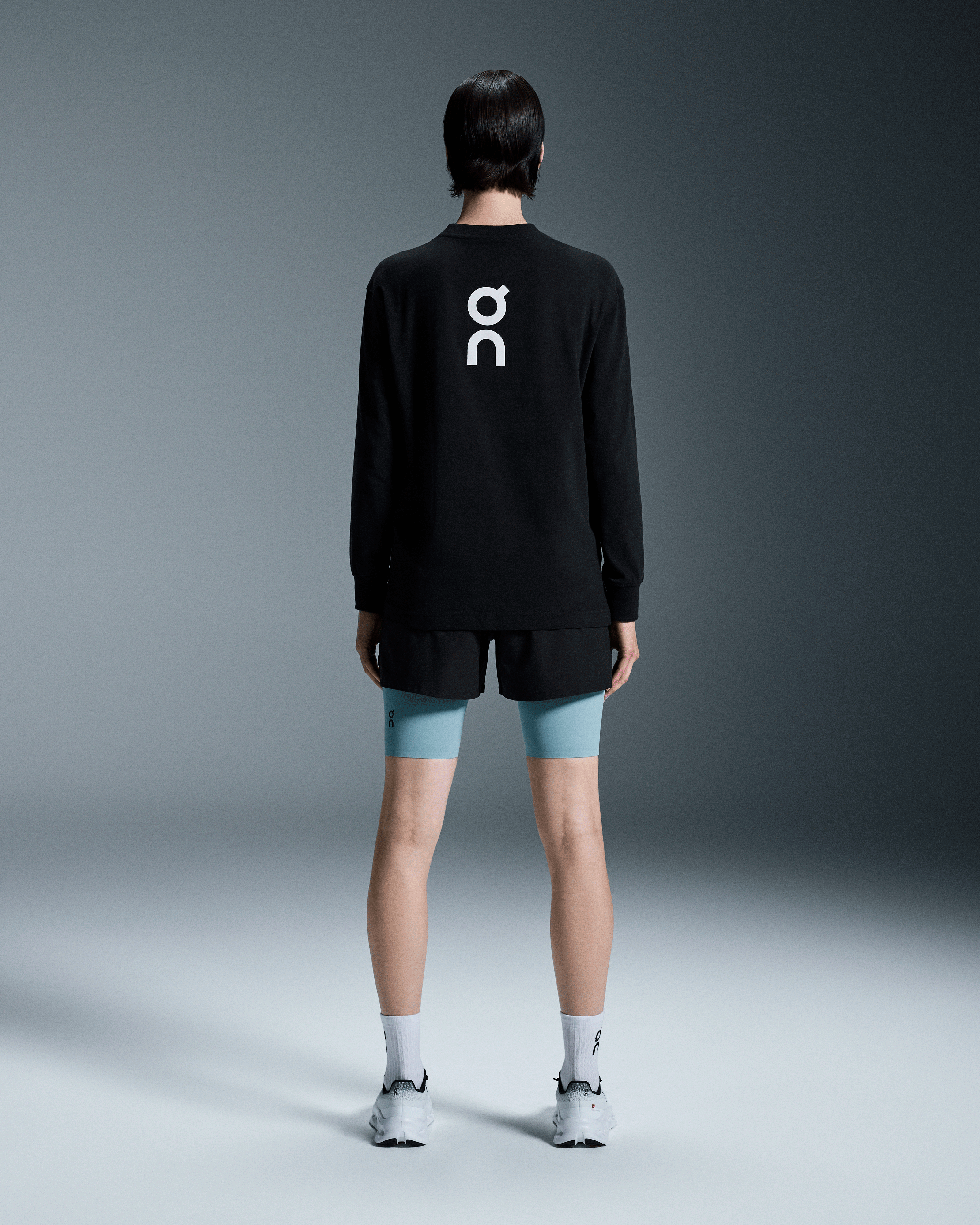 On Club Long-T Black (Women's)