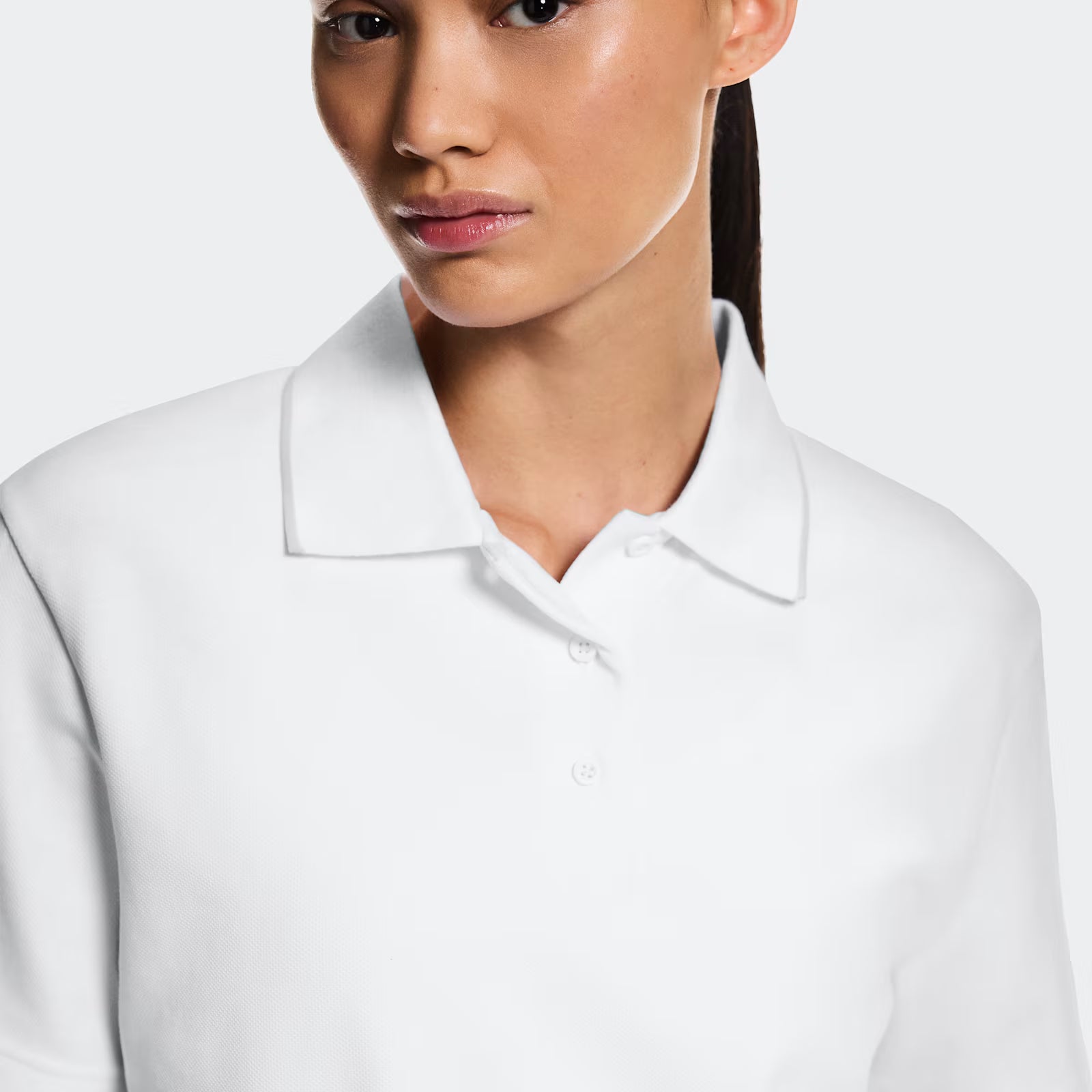On Courtside Polo White | Sand (Women'S)