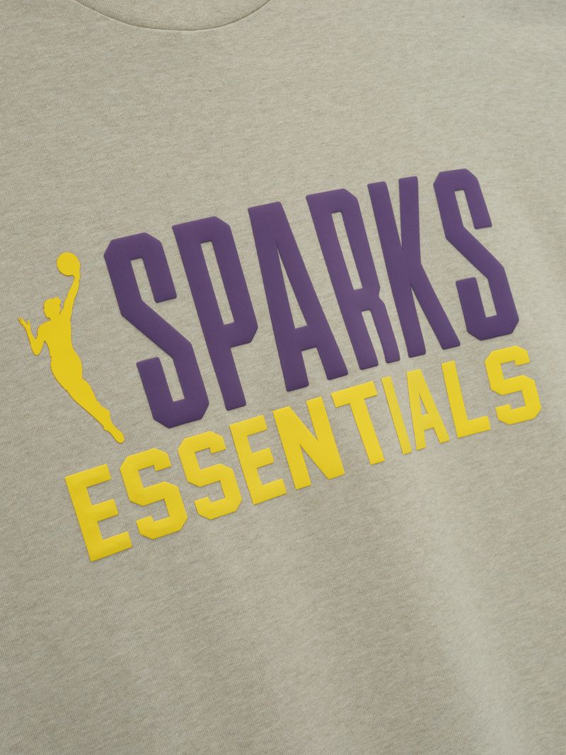 Essentials Sparks 90S Tee Heather Stone