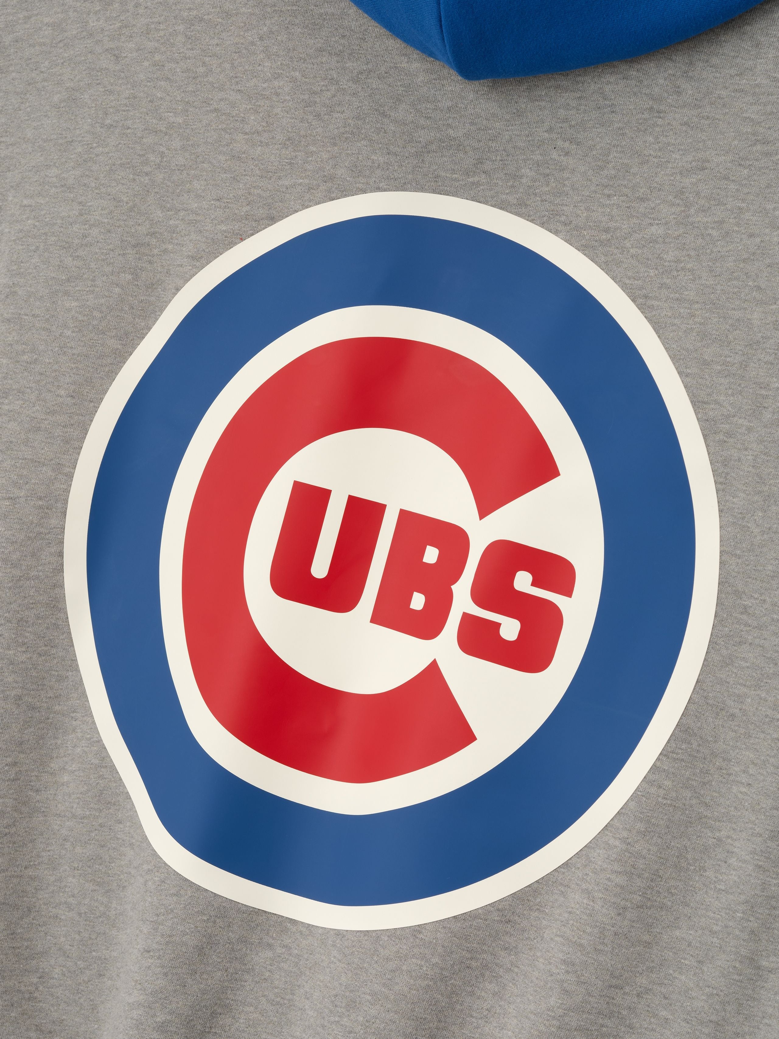 Essentials Cubs Sport Hoodie Concrete Heather/Blue