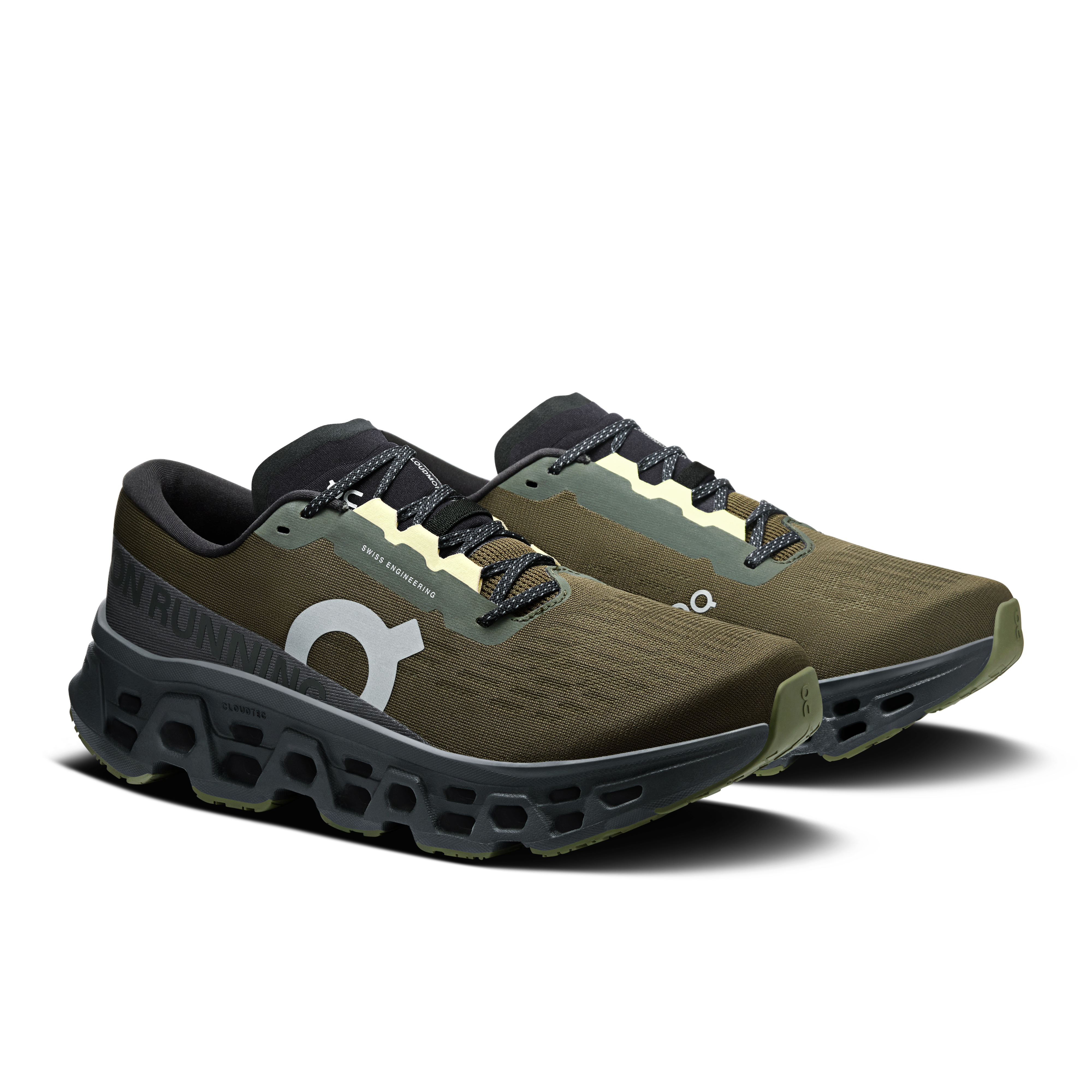 On Cloudmonster 3 Olive Eclipse