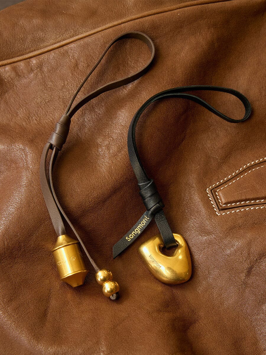 Songmont Faith Stone Charm & Prayer Wheel Charm Set Onyx