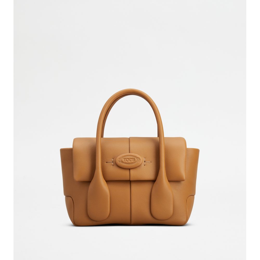 Tods Di Bag Reverse In Leather Mini Brown