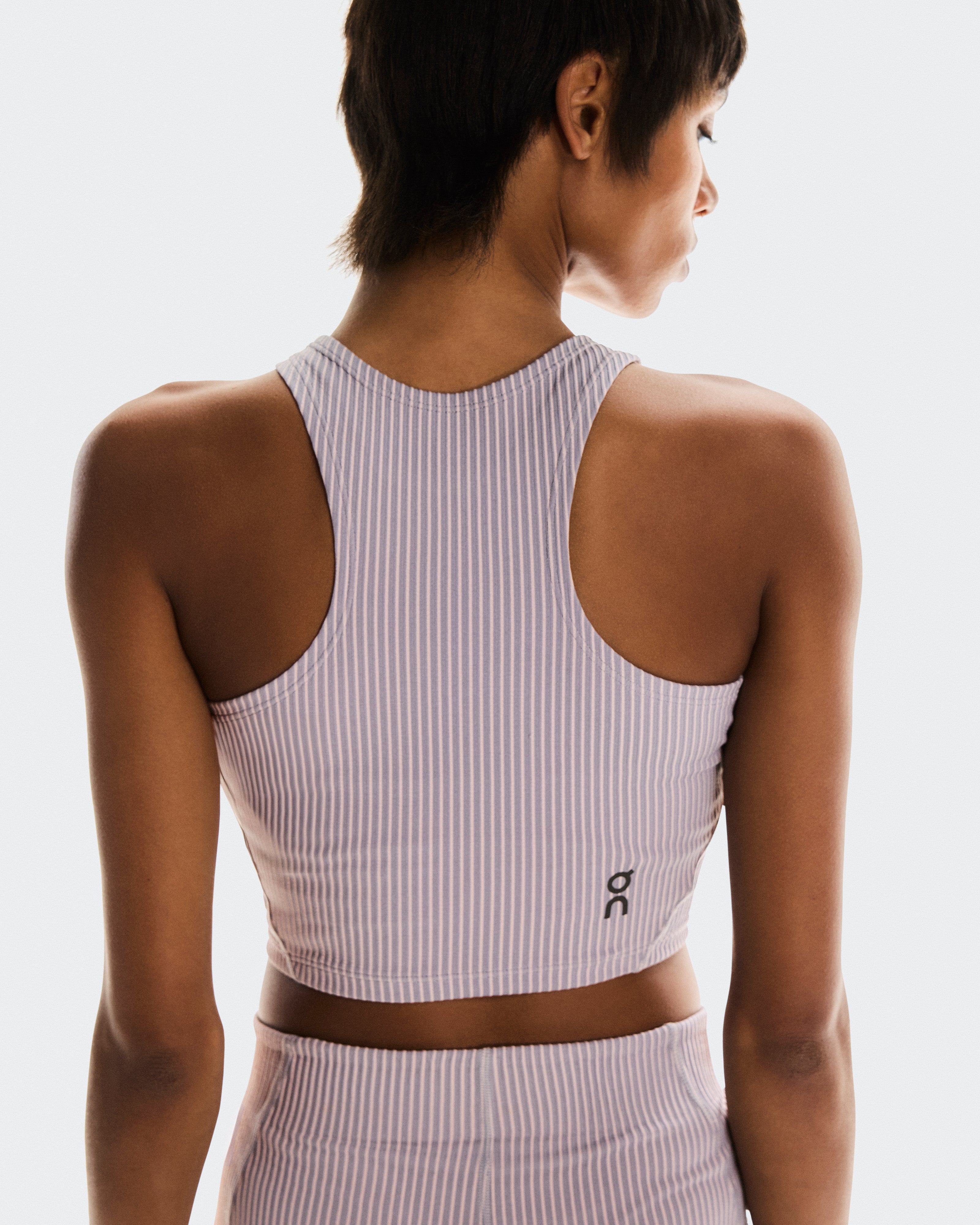 On All-Day Ribbed Crop Orchid | Lilac (Women'S)