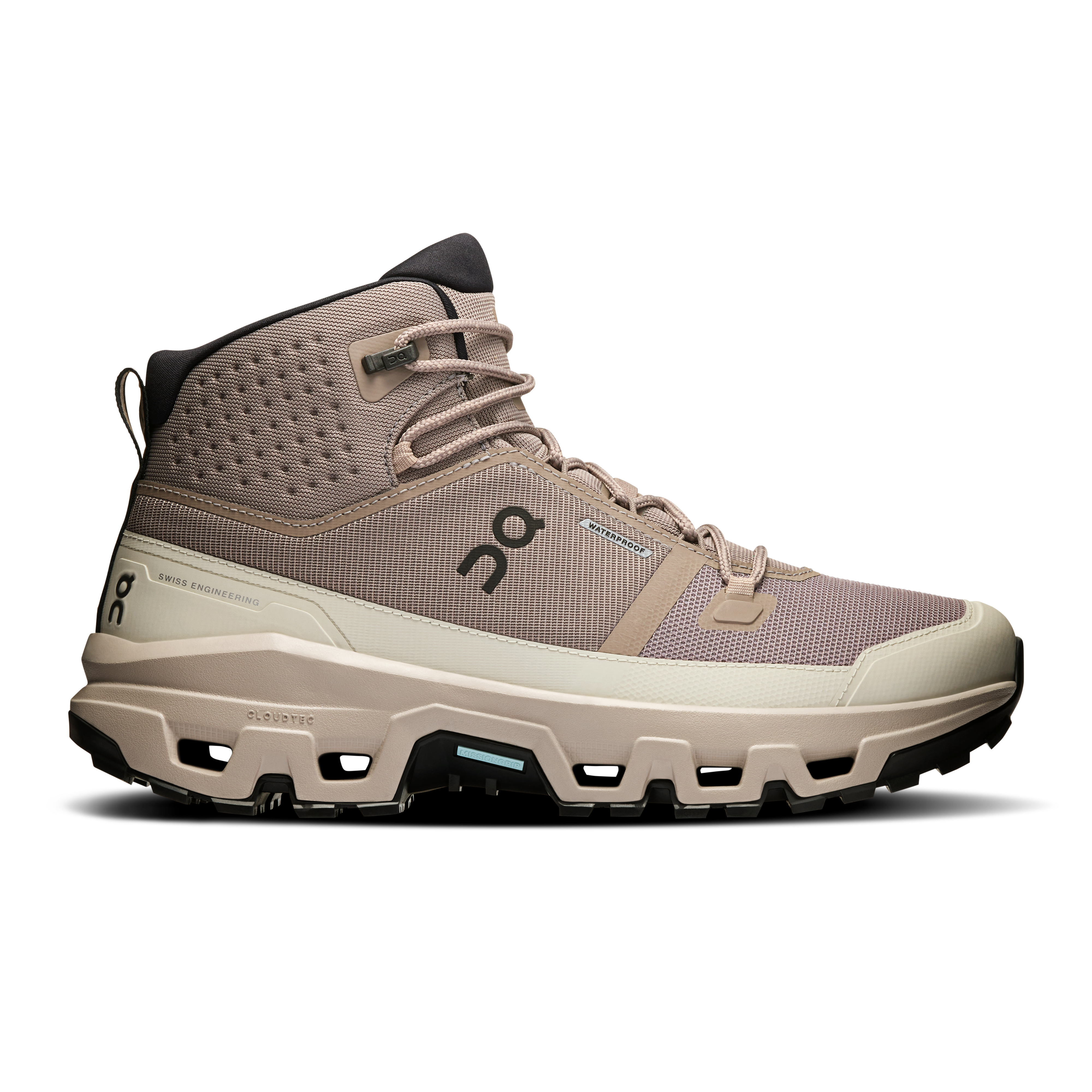 On Cloudrock Mid Waterproof Cinder Desert