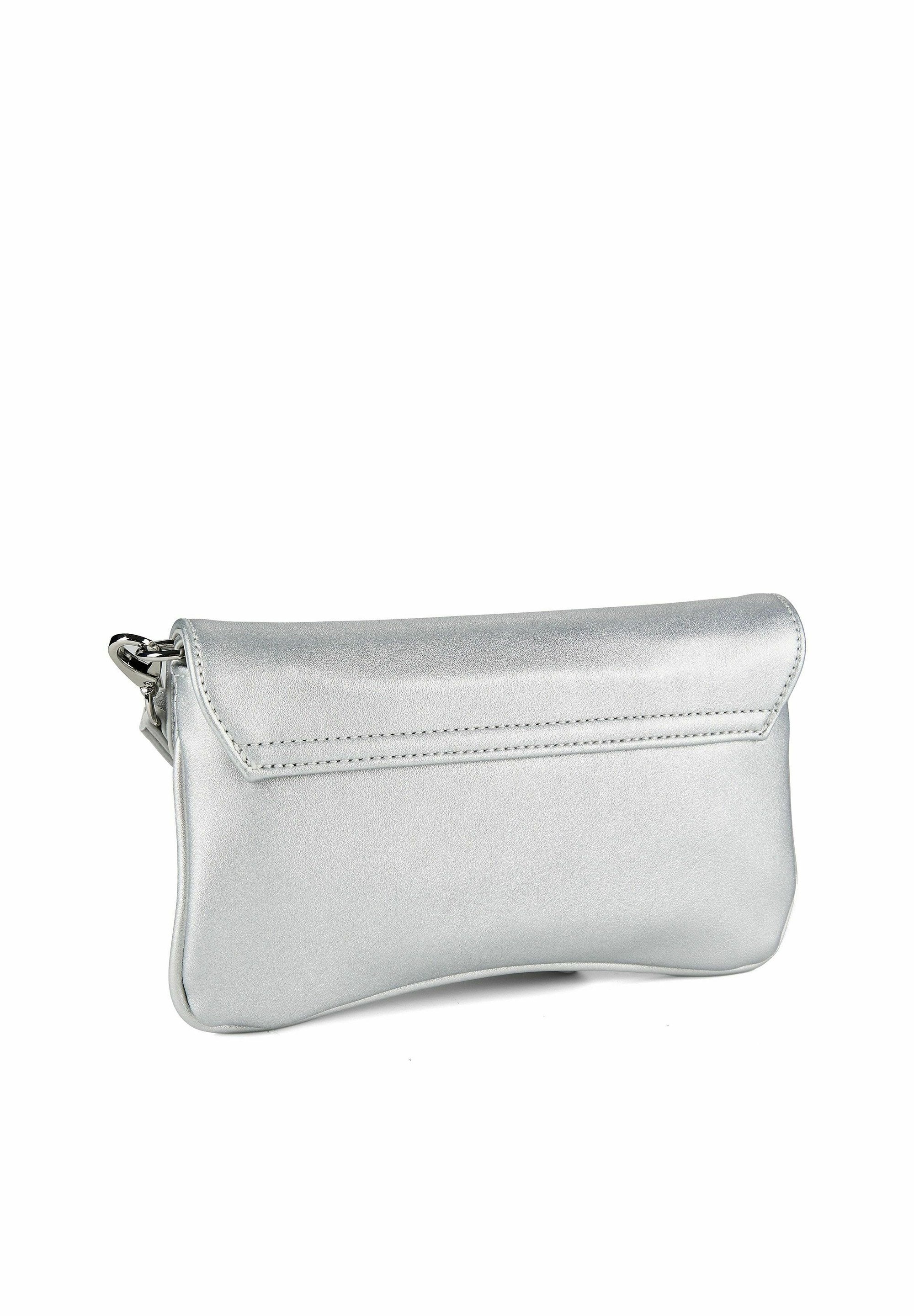 Valentino Bags Ariel Mir Clutch Tasche 21 Cm - Clutch - Silver-Coloured