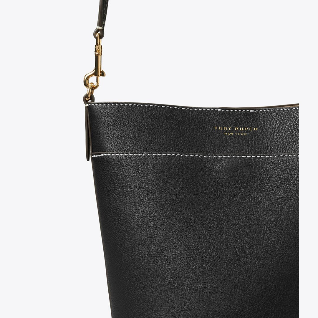 Tory Burch Felix Bucket Bag Black