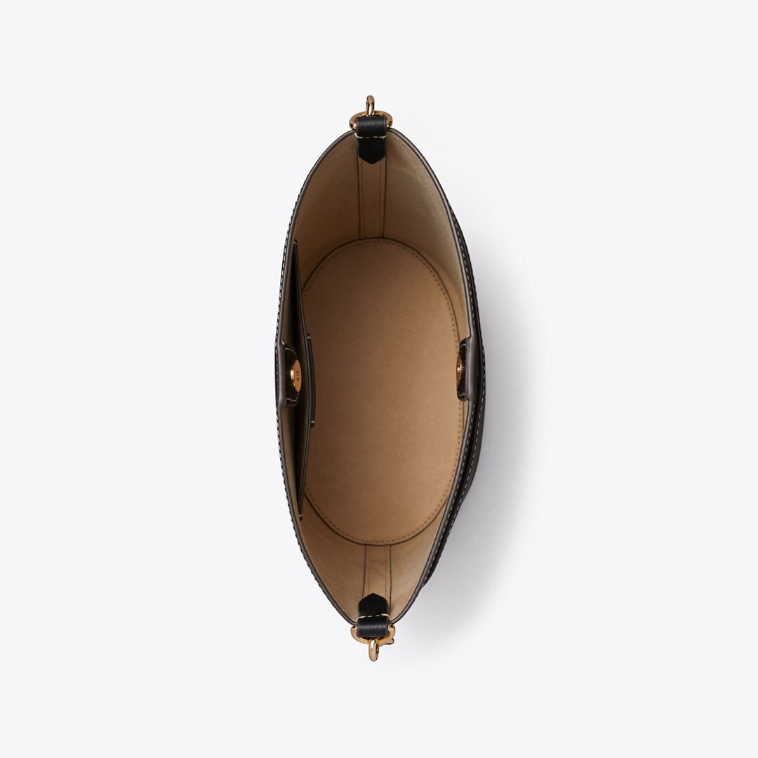 Tory Burch Felix Bucket Bag Black