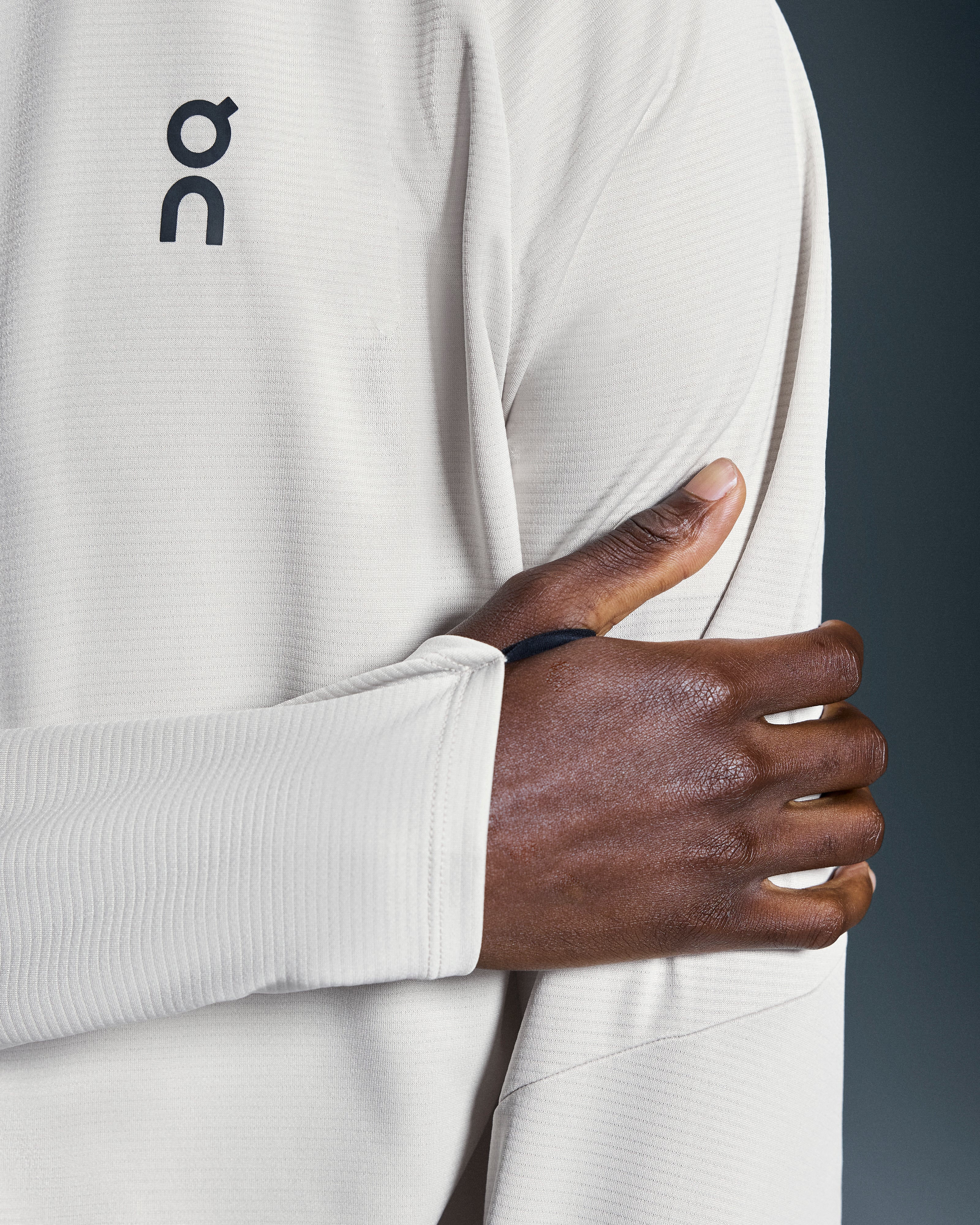 On Climate Zip Hoodie Silver